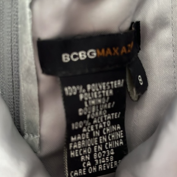 BCBG MaxAzria silver/grey Mid length Dress - Picture 4 of 5